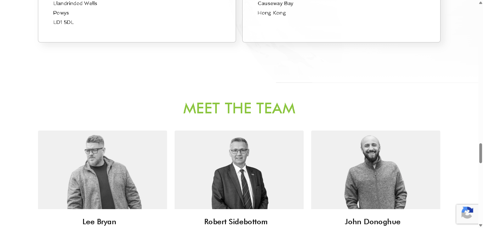 Arcus Compliance team · Lee Bryan, Robert Sidebottom, John Donoghue